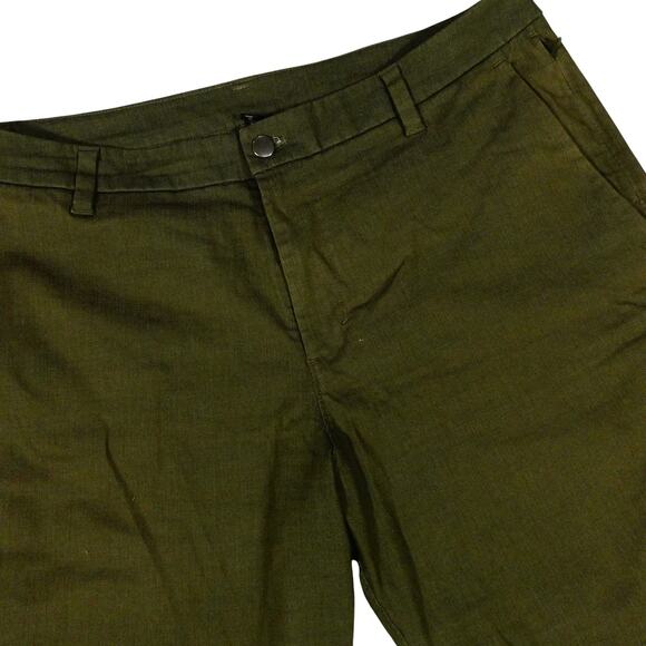 LuLulemon Olive Green Performance Golf Shorts Mens Shorts 36 Inseam 9" - Picture 2 of 6